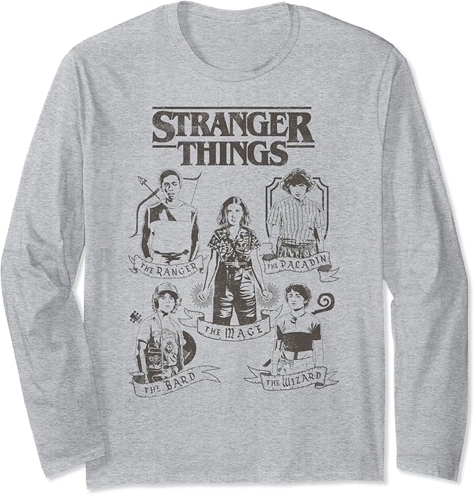 Comment Regarder Stranger Things Sans Netflix Gratuit Netflix Stranger Things Group Shot Classes Manche Longue : Amazon.fr